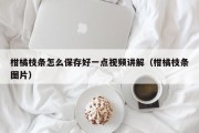 柑橘枝条怎么保存好一点视频讲解（柑橘枝条图片）