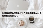 柑橘枝条怎么保存最好的方法图片视频大全（柑橘枝条修剪技巧）