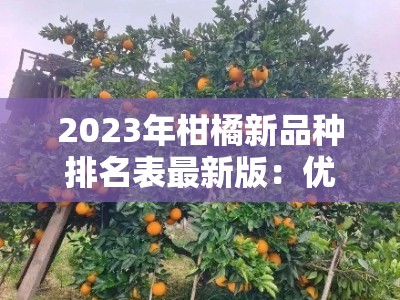 2023年柑橘新品种排名表最新版：优质品种榜单与选种指南
