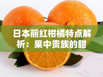 日本丽红柑橘特点解析：果中贵族的甜润多汁与独特栽培奥秘