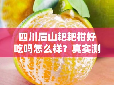 四川眉山耙耙柑好吃吗怎么样？真实测评带你解锁果香与口感之谜！